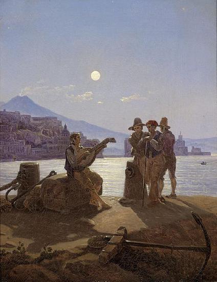 Carl Gustav Carus Italienische Fischer im Hafen von Neapel